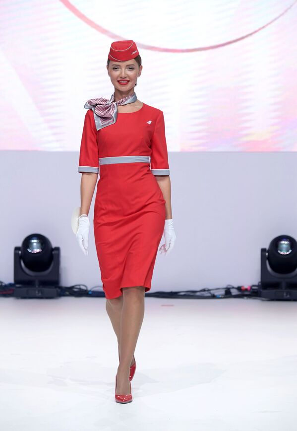 شرکت کننده مسابقه زیبایی «Sky Lady 2019» - مسکو، روسیه - اسپوتنیک افغانستان  