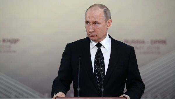 ولادیمیر پوتین رئیس جمهور روسیه - اسپوتنیک افغانستان  