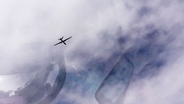 رهگیری طیارۀ بدون سرنشین امریکایی توسط جنگنده روسی + ویدیو - اسپوتنیک افغانستان  