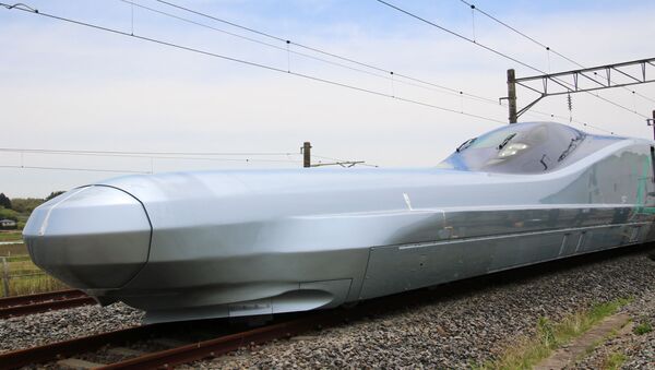آزمایش سریعترین قطار مسافربری جهان در جاپان + عکس - اسپوتنیک افغانستان  