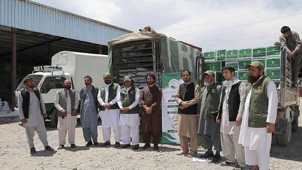 برای هر ولسوالی کابل 150 بسته مواد غذایی توزیع شد - اسپوتنیک افغانستان  