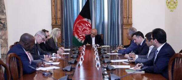 دیدار الیس ویلز با رهبران حکومت وحدت ملی دربارۀ روند صلح افغانستان دیدار الیس ویلز با رهبران حکومت وحدت ملی دربارۀ روند صلح افغانستان - اسپوتنیک افغانستان