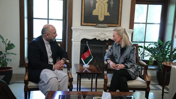 دیدار الیس ویلز با حنیف اتمر - اسپوتنیک افغانستان  