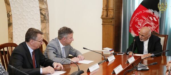 دیدار رئيس جمهور غنی با نماینده خاص آلمان برای افغانستان و پاکستان - اسپوتنیک افغانستان  