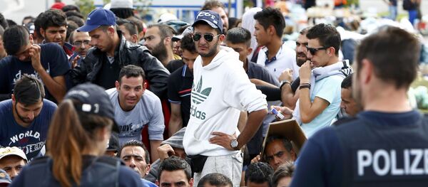 شورش در اردوگاه پناهجویان در آلمان شورش در اردوگاه پناهجویان در آلمان - اسپوتنیک افغانستان