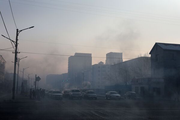 آلودگی هوا در أولان باتور- پایتخت منگولیا - اسپوتنیک افغانستان  