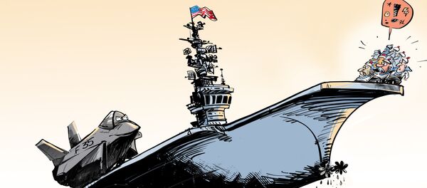 جدیدترین کشتی طیاره بردار امریکا با اف-۳۵ ناسازگار است جدیدترین کشتی طیاره بردار امریکا با اف-۳۵ ناسازگار است - اسپوتنیک افغانستان