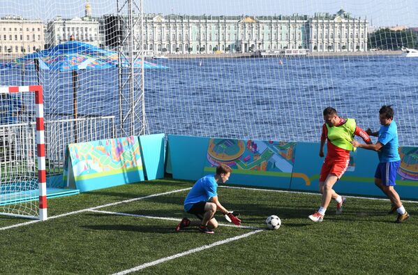 مراسم افتتاح پارک فوتبال جام ملت های اروپا - 2020 - اسپوتنیک افغانستان  