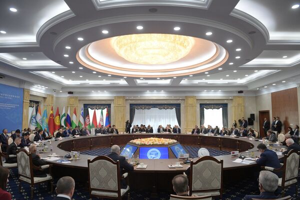 ولادیمیر پوتین، رئیس جمهور روسیه در نوزدهمین نشست سران سازمان همکاری های شانگهای - بیشکک - اسپوتنیک افغانستان  