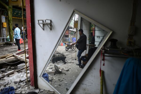 ولایت سیچوآن چین پس از زلزله ویرانگر - اسپوتنیک افغانستان  