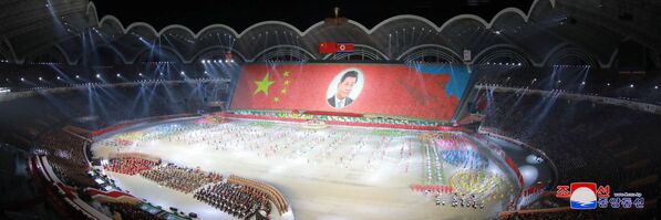 تصاویر شی جین‌پینگ، رئیس جمهور چین و کیم جونگ اون، رهبر کوریای شمالی - اسپوتنیک افغانستان  