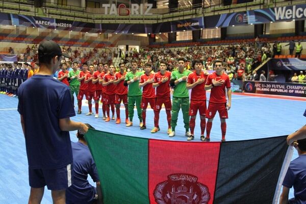 مسابقه تیم های فوتسال افغانستان و جاپان در ایران - اسپوتنیک افغانستان  