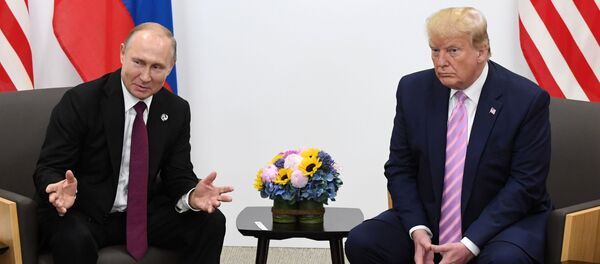 ولادیمیر پوتین رئیس جمهور روسیه و دونالد ترامپ رئیس جمهور ایالات متحده  ولادیمیر پوتین رئیس جمهور روسیه و دونالد ترامپ رئیس جمهور ایالات متحده  - اسپوتنیک افغانستان