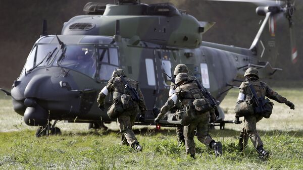 سقوط یک هلیکوپتر نظامی ارتش آلمان - اسپوتنیک افغانستان  