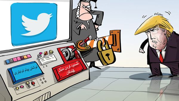 حق بلاک کردن کاربران در توییتر از ترامپ گرفته شد - اسپوتنیک افغانستان  