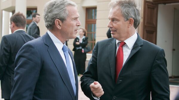بند و بست تونی بلر و بوش قبل از حمله به عراق - اسپوتنیک افغانستان  