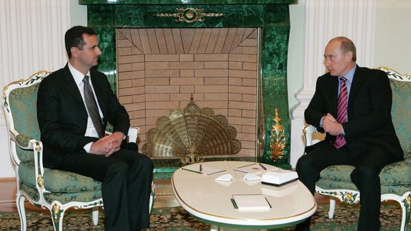 دیدار اسد با پوتین در مسکو - اسپوتنیک افغانستان  