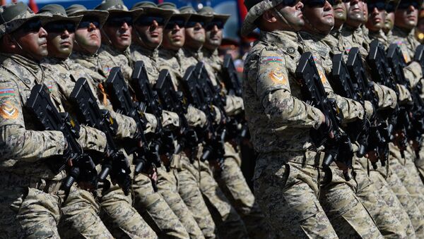  ورود سربازان تازه نفس آذربایجان به افغانستان - اسپوتنیک افغانستان  