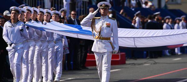 برگزاری مراسم روز ناوگان دریایی روسیه در سنپترزبورگ برگزاری مراسم روز ناوگان دریایی روسیه در سنپترزبورگ - اسپوتنیک افغانستان