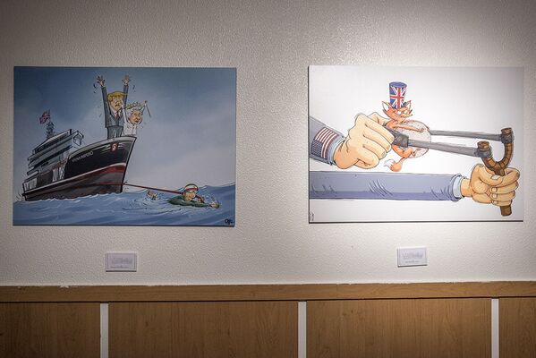 نمایشگاه کاریکاتور «ملکه دزدان دریایی» در تهران - اسپوتنیک افغانستان  