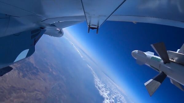 هواپیمای نیروی هوا فضای روسیه در آسمان سوریه - اسپوتنیک افغانستان  