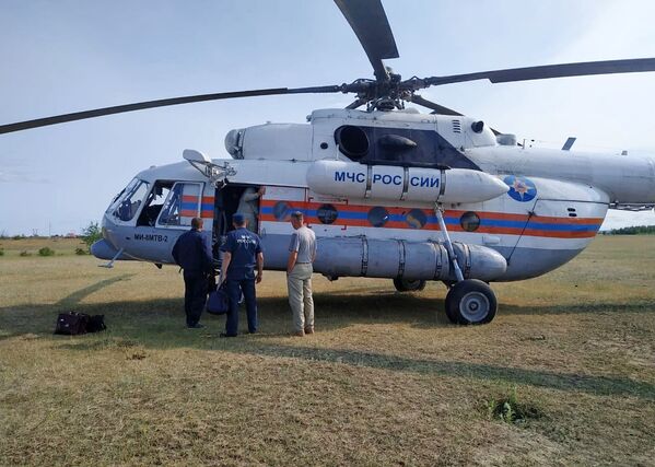 Сотрудники МЧС РФ прибыли для ликвидации лесных пожаров в Якутии - اسپوتنیک افغانستان  