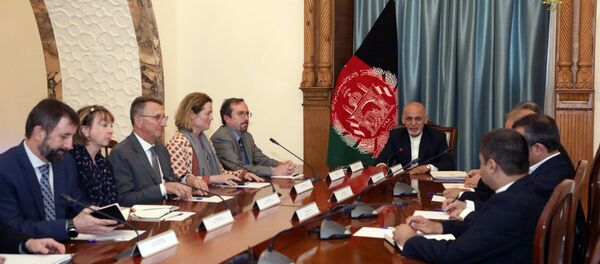 رئیسجمهور غنی با سفرای کشورهای عضو ناتو دیدار نمود رئیسجمهور غنی با سفرای کشورهای عضو ناتو دیدار نمود - اسپوتنیک افغانستان