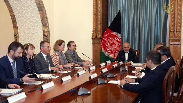 رئیس‌جمهور غنی با سفرای کشورهای عضو ناتو دیدار نمود - اسپوتنیک افغانستان  