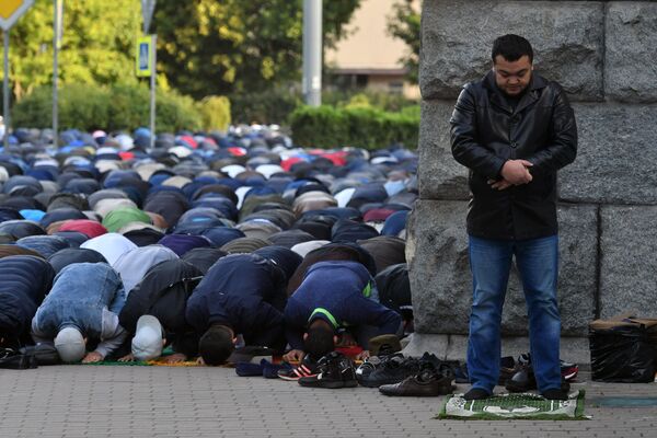 ادای نماز عید در مسکو - اسپوتنیک افغانستان  