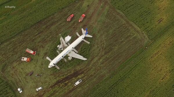 Самолет А-321 авиакомпании Уральские авиалинии с пассажирами на борту совершил аварийную посадку в Подмосковье - اسپوتنیک افغانستان  