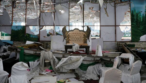 Свадебный зал после взрыва в Кабуле  - اسپوتنیک افغانستان  