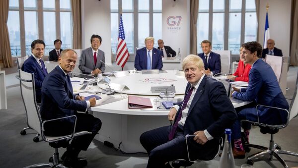 ورود غیر منتظره وزیر خارجه ایران در نشست G7 در فرانسه  - اسپوتنیک افغانستان  