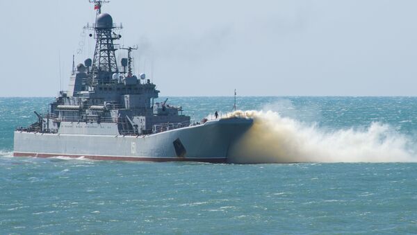    آزمایش کشتی جنگی «اینگوشتیا» در دریای سیاه - اسپوتنیک افغانستان  