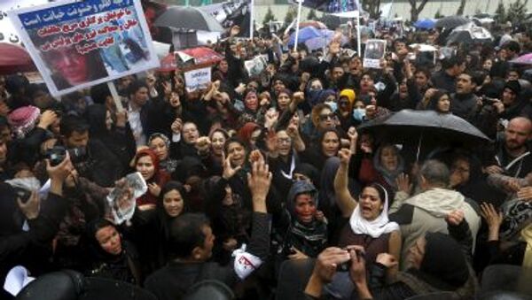 تظاهرات در کابل - اسپوتنیک افغانستان  