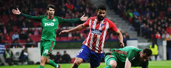 دیگو کاستا Футбол. Лига Европы. Матч Атлетико - Локомотив دیگو کاستا Футбол. Лига Европы. Матч Атлетико - Локомотив - اسپوتنیک افغانستان