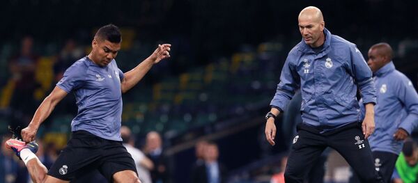 رئال مادرید Футбол. Лига чемпионов. Тренировка ФК Реал Мадрид - اسپوتنیک افغانستان  