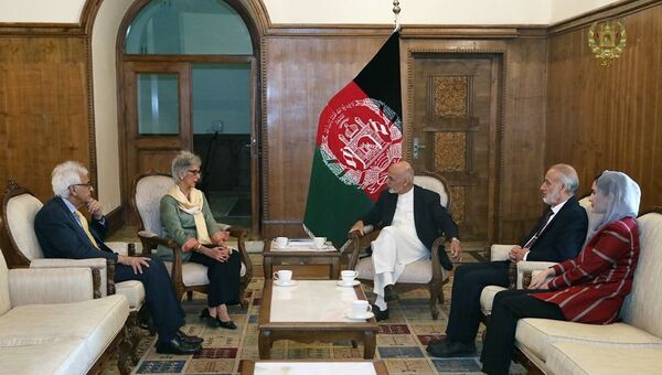 ملاقات تودیعی رئیس جمهور غنی با سفیر بنیاد آغاخان  - اسپوتنیک افغانستان  