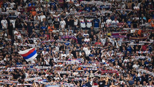 هواداران فوتبال France Soccer Champions League Lyon - Zenit - اسپوتنیک افغانستان  