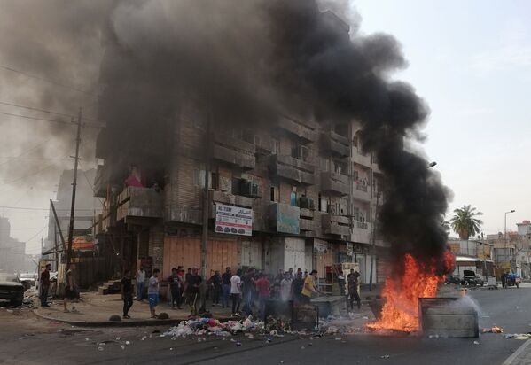 تظاهرات ضدحکومتی در بغداد - اسپوتنیک افغانستان  