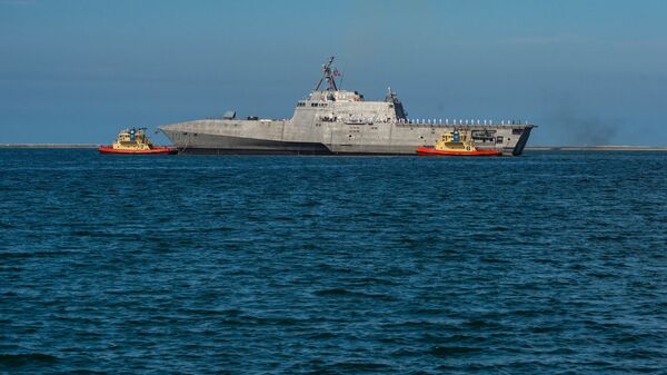 Американский корабль Gabrielle Giffords - اسپوتنیک افغانستان  
