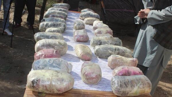 کشف 40 کیلو گرام مواد مخدر از مرکز ولایت جوزجان - اسپوتنیک افغانستان  