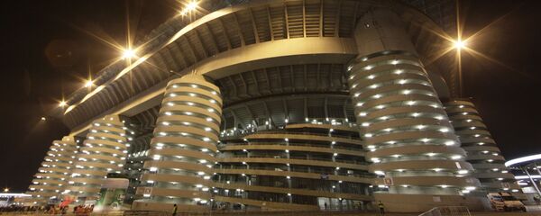 ورزشگاه سن سیرو  Футбол. Лига Чемпионов. Матч Интер (Милан) - Рубин (Казань) - اسپوتنیک افغانستان  