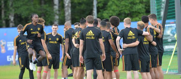 تیم ملی فوتبال بلجیم  Russia World Cup Belgium Training - اسپوتنیک افغانستان  