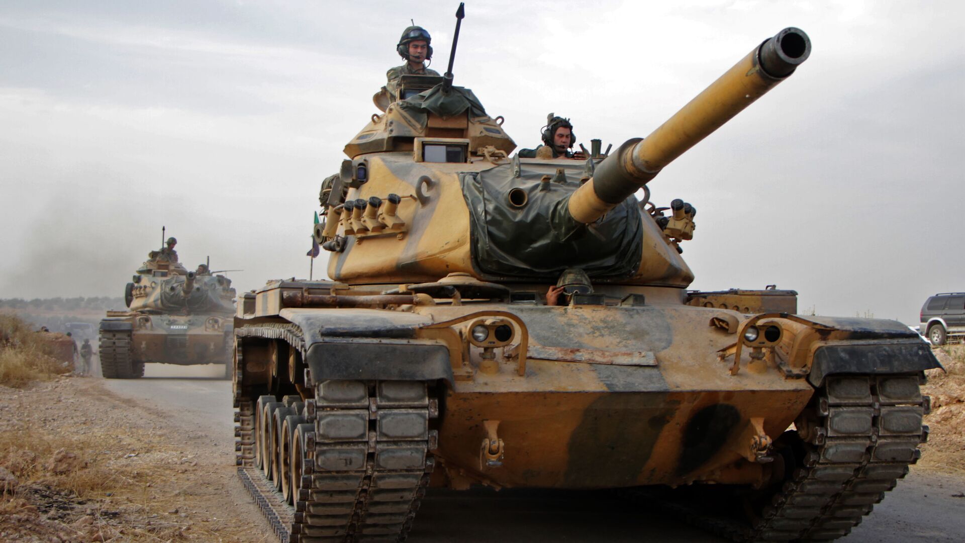 Турецкие солдаты на американских танках M60 в сирийском городе Тукхар - اسپوتنیک افغانستان  , 1920, 18.04.2022