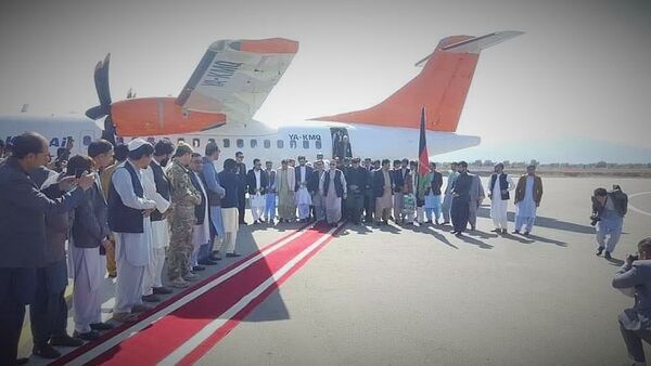 برای اولین بار یک طیارۀ مسافربری در میدان هوایی خوست نشست کرد - اسپوتنیک افغانستان  