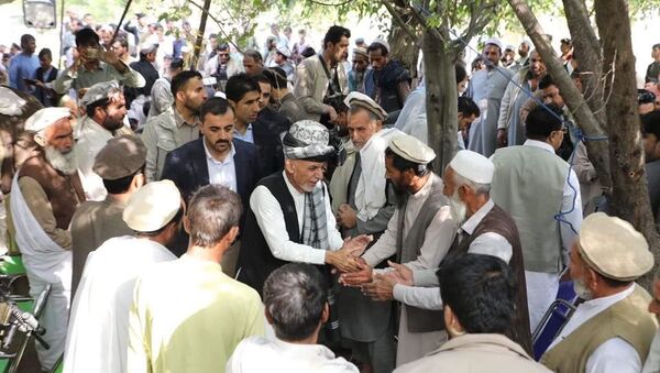 رئیس‌جمهور غنی به ننگرهار رفت تا با مردم غم شریکی کند  - اسپوتنیک افغانستان  