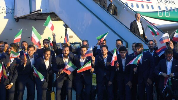 تیم ملی فوتبال ایران Russia World Cup Iran Arrival - اسپوتنیک افغانستان  