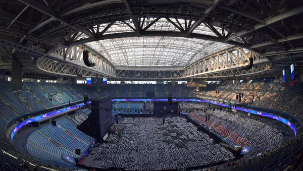ورزشگاه کرستوفسکی Russia Largest Orchestra World Record