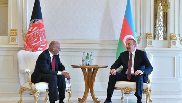 اشرف غنی با رئیس‌جمهور آذربایجان دیدار کرد - اسپوتنیک افغانستان  