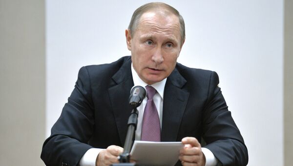 پیام تبریک ولادیمیرپوتین، رئیس جمهور روسیه به مناسبت فرا رسیدن سال نو میلادی - اسپوتنیک افغانستان  